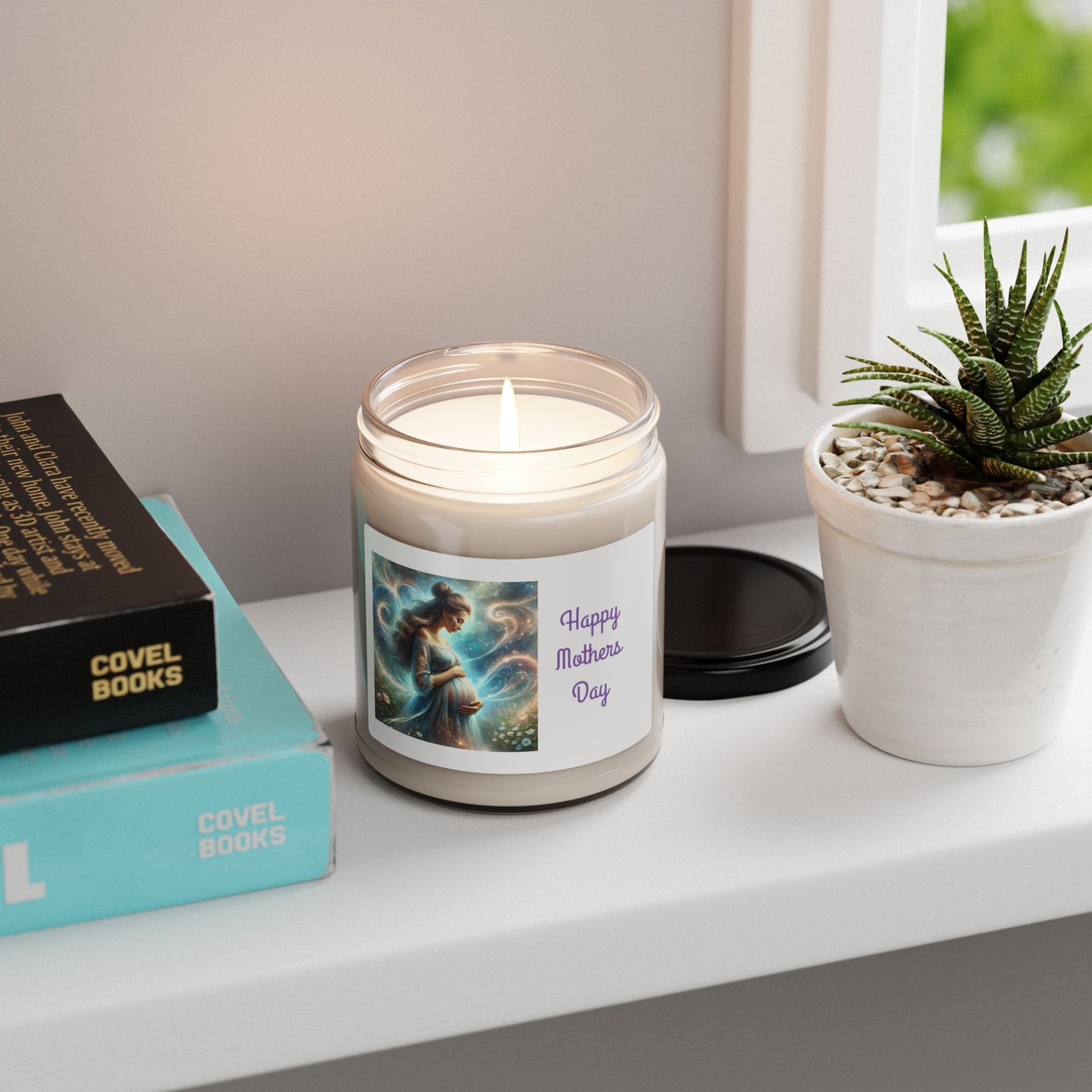 Happy Mother's Day Scented Soy Candle - 9oz Gift for Mom