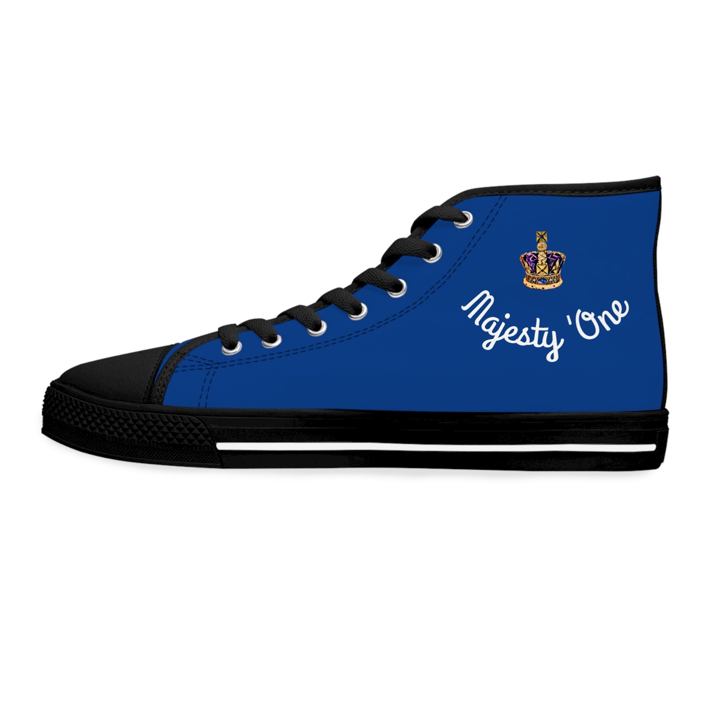 Royal Blue Women's High Top Sneakers