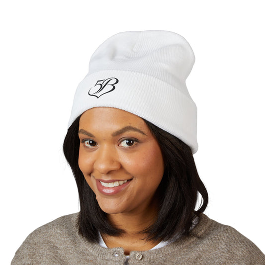'5B' Classic Cuffed Beanie by Ashley Renee