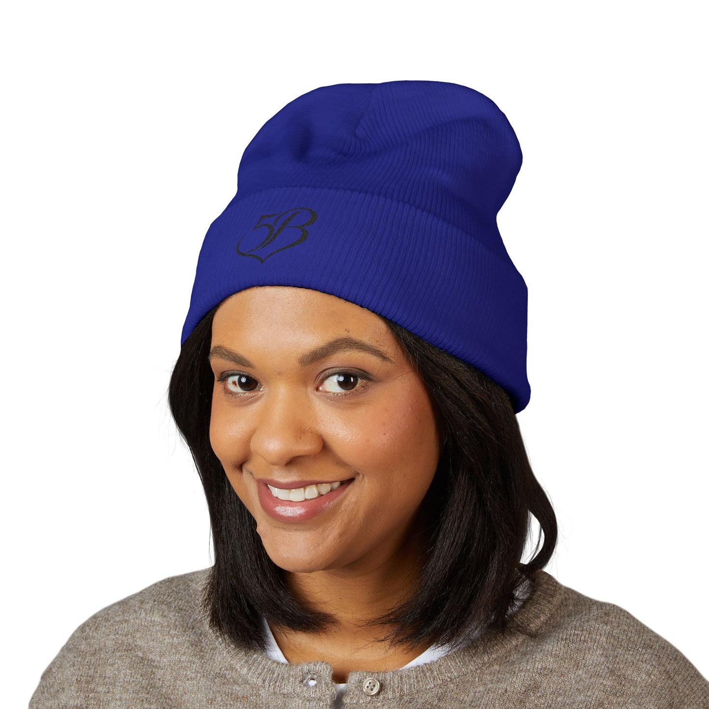 '5B' Classic Cuffed Beanie by Ashley Renee
