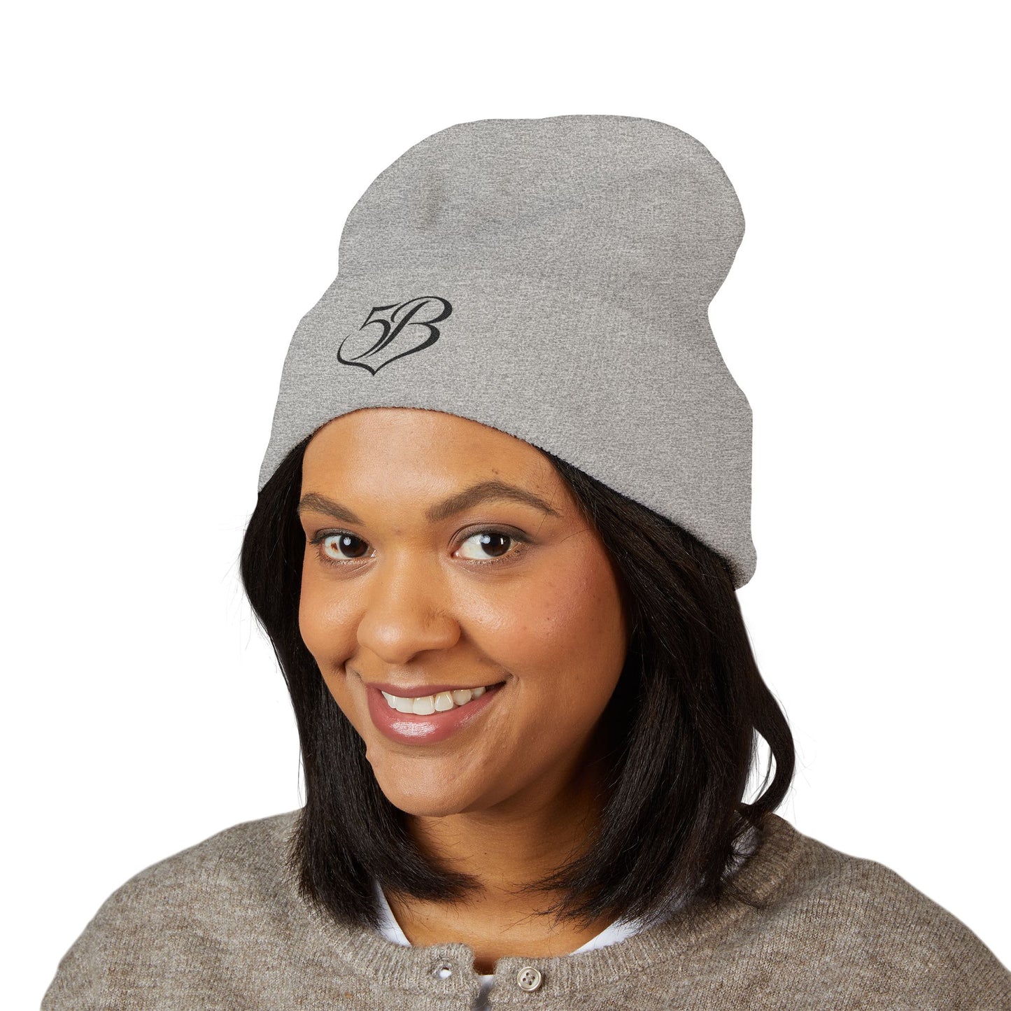 '5B' Classic Cuffed Beanie by Ashley Renee