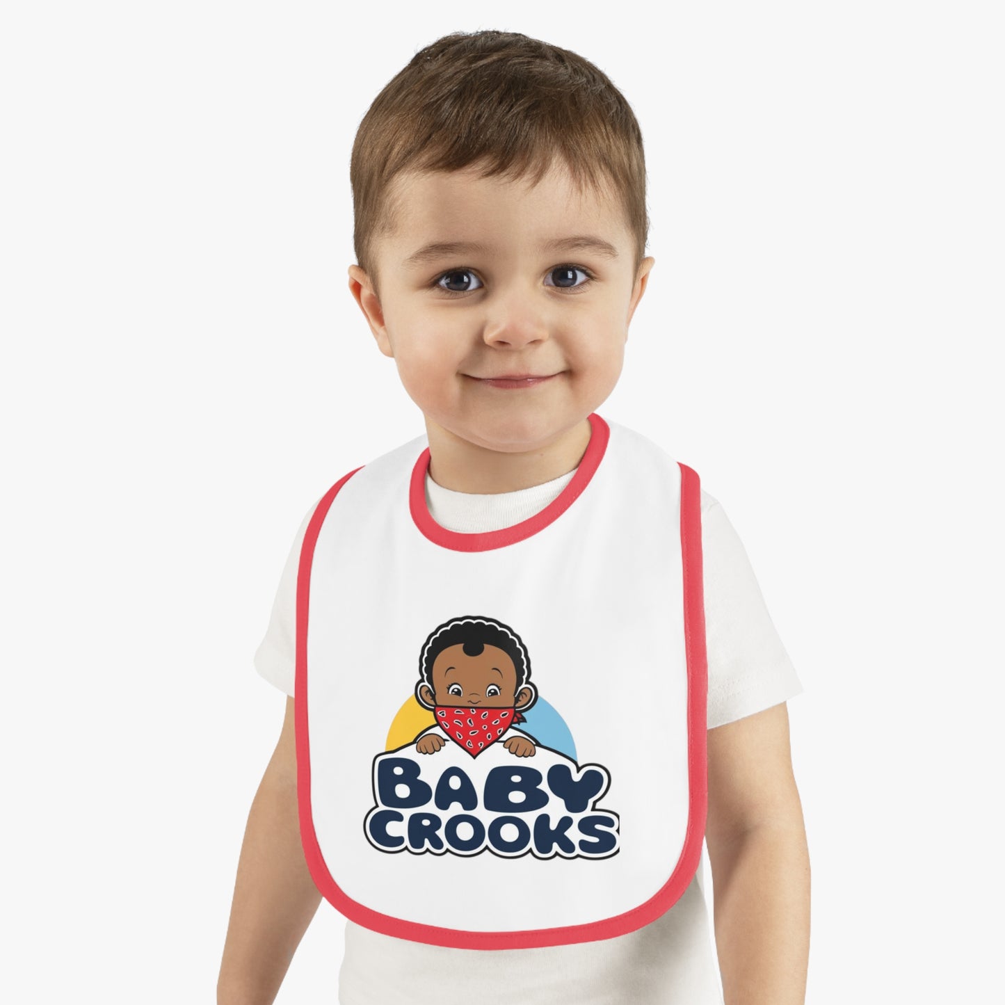 Baby Crooks Baby Bib — Cute Bandana Infant Feeding Bib