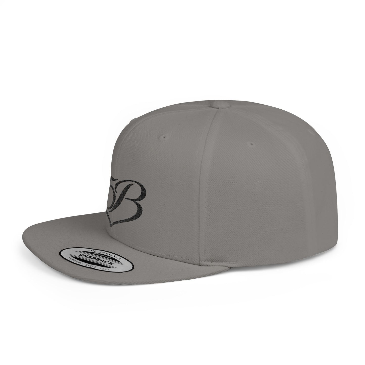5B Flat Bill Snapback Hat by Ashley Renee