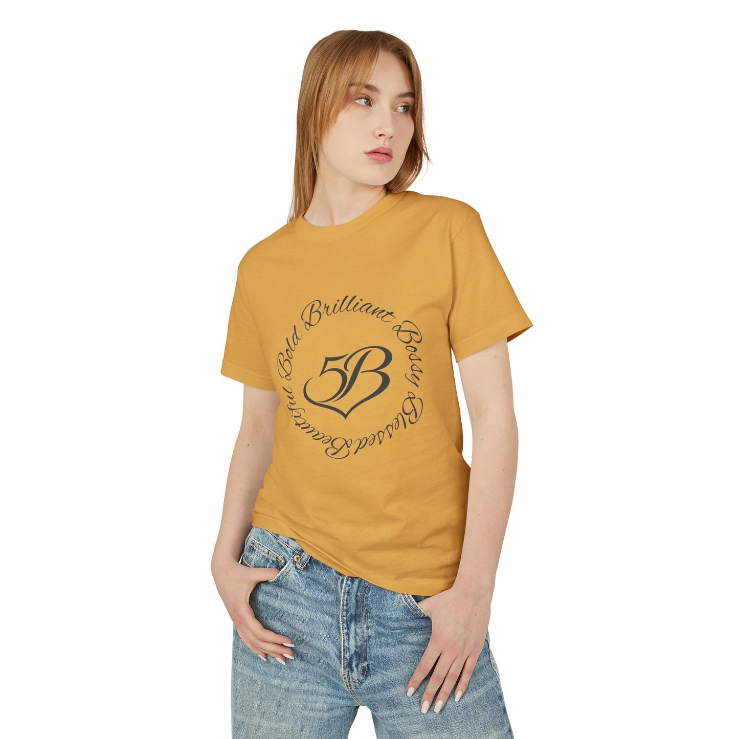 5B Vintage Cream Graphic T-Shirt by Ashley Renee