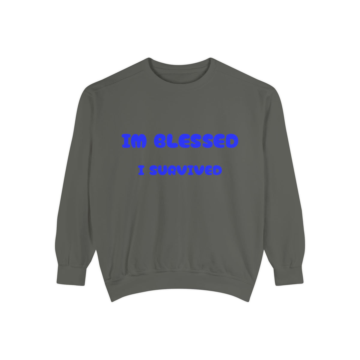 Blessed I Survived Sweatshirt — Inspirational Survivor Crewneck