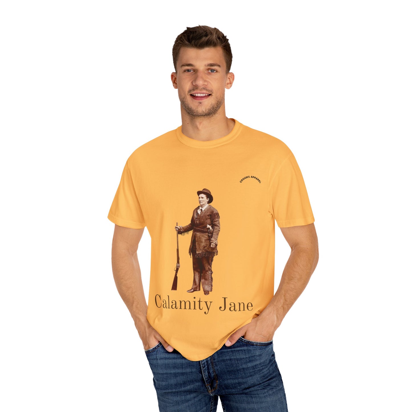 Calamity Jane t-shirt, honoring the iconic frontier woman