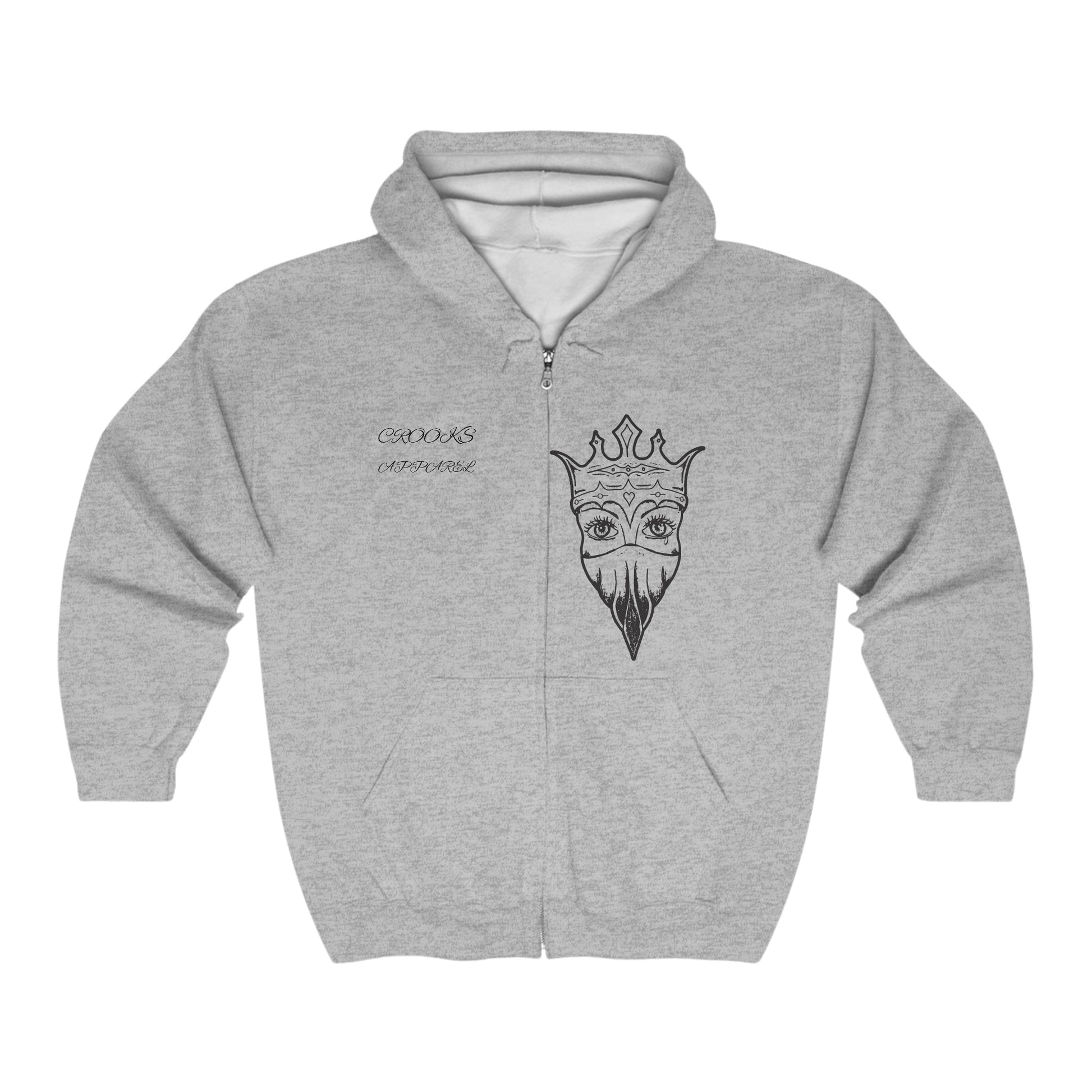 Crooks Apparel full zip hoodie, cool urban wear
