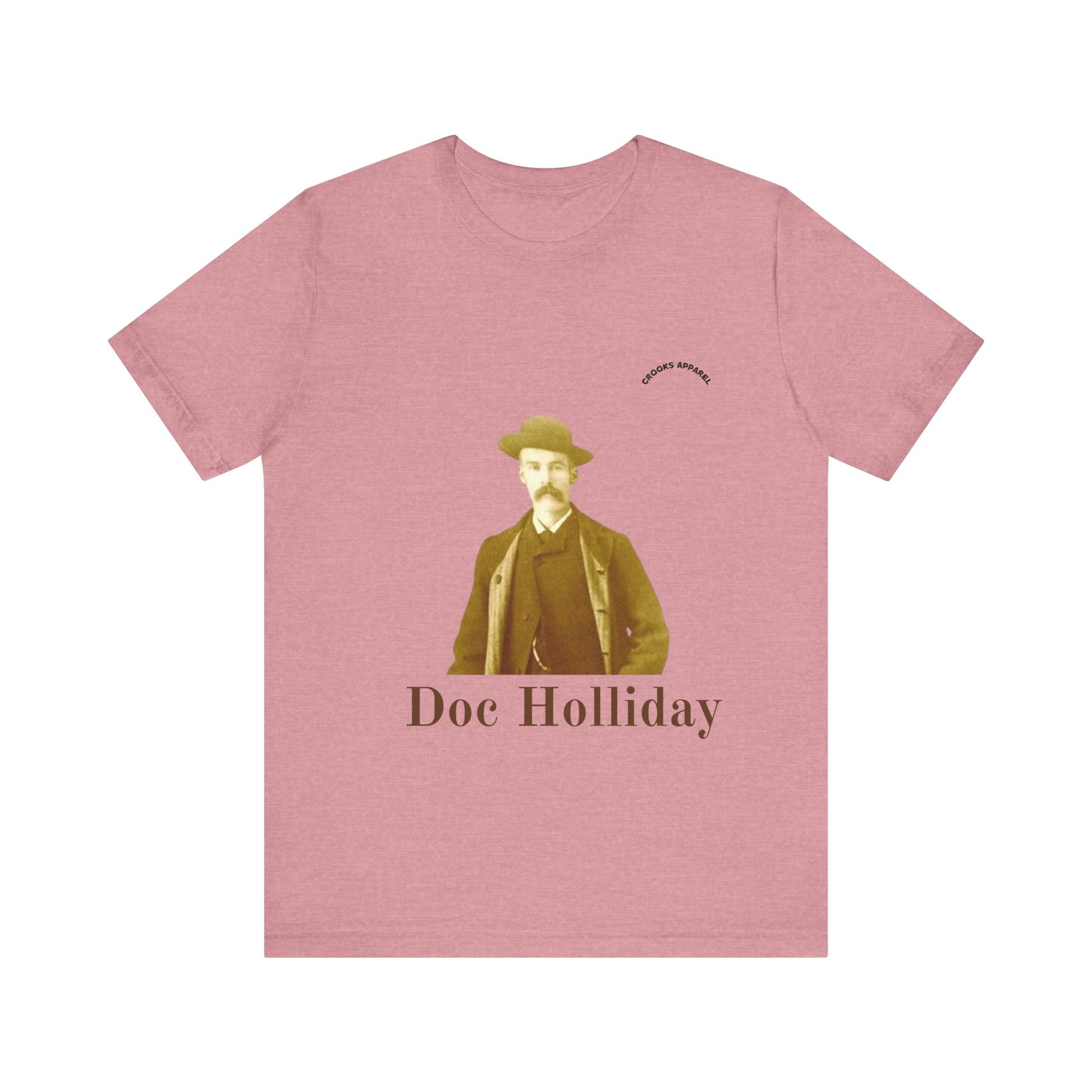 Doc Holliday T-shirt, featuring a classic wild west portrait