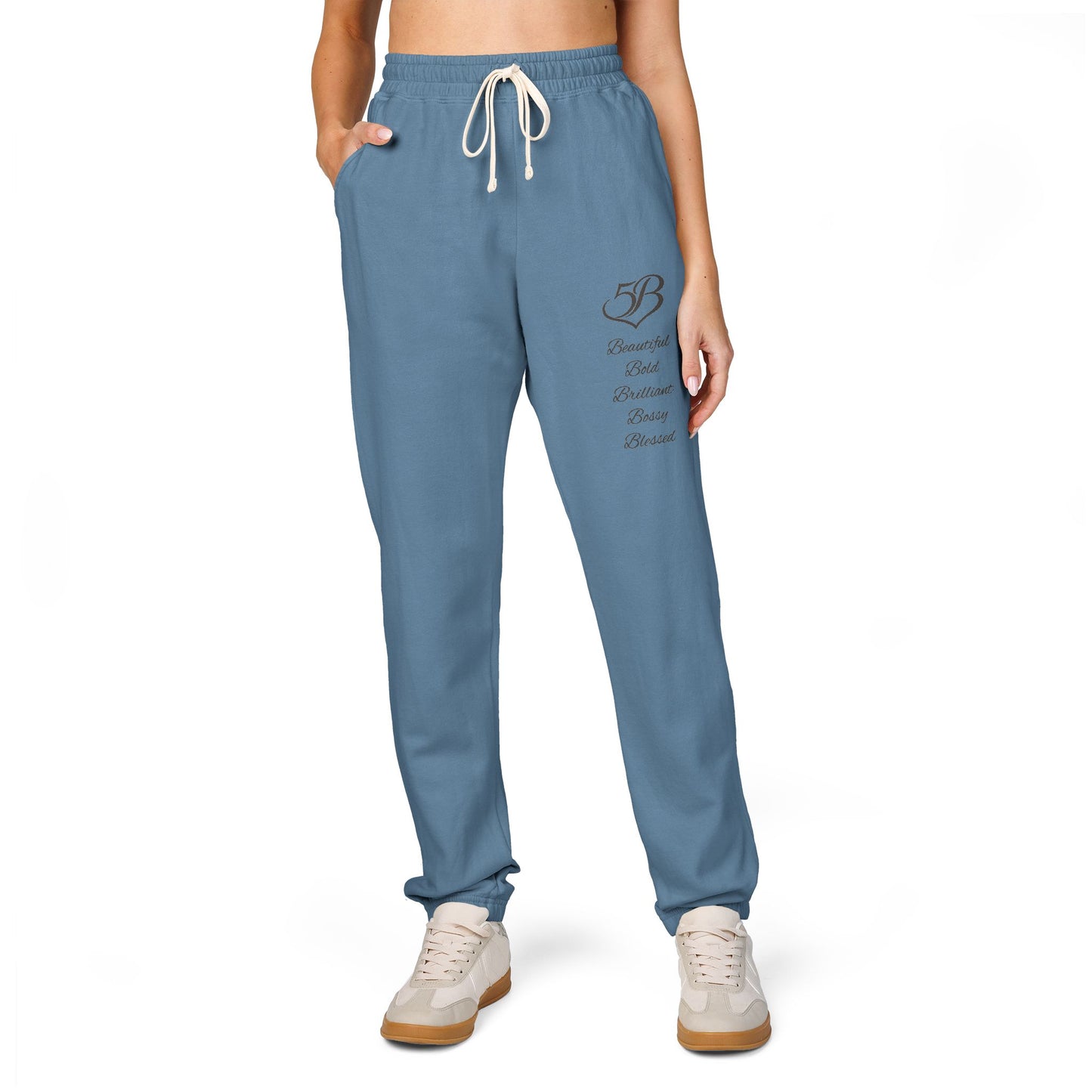 5B Cotton Fleece Joggers by Ashley Renee