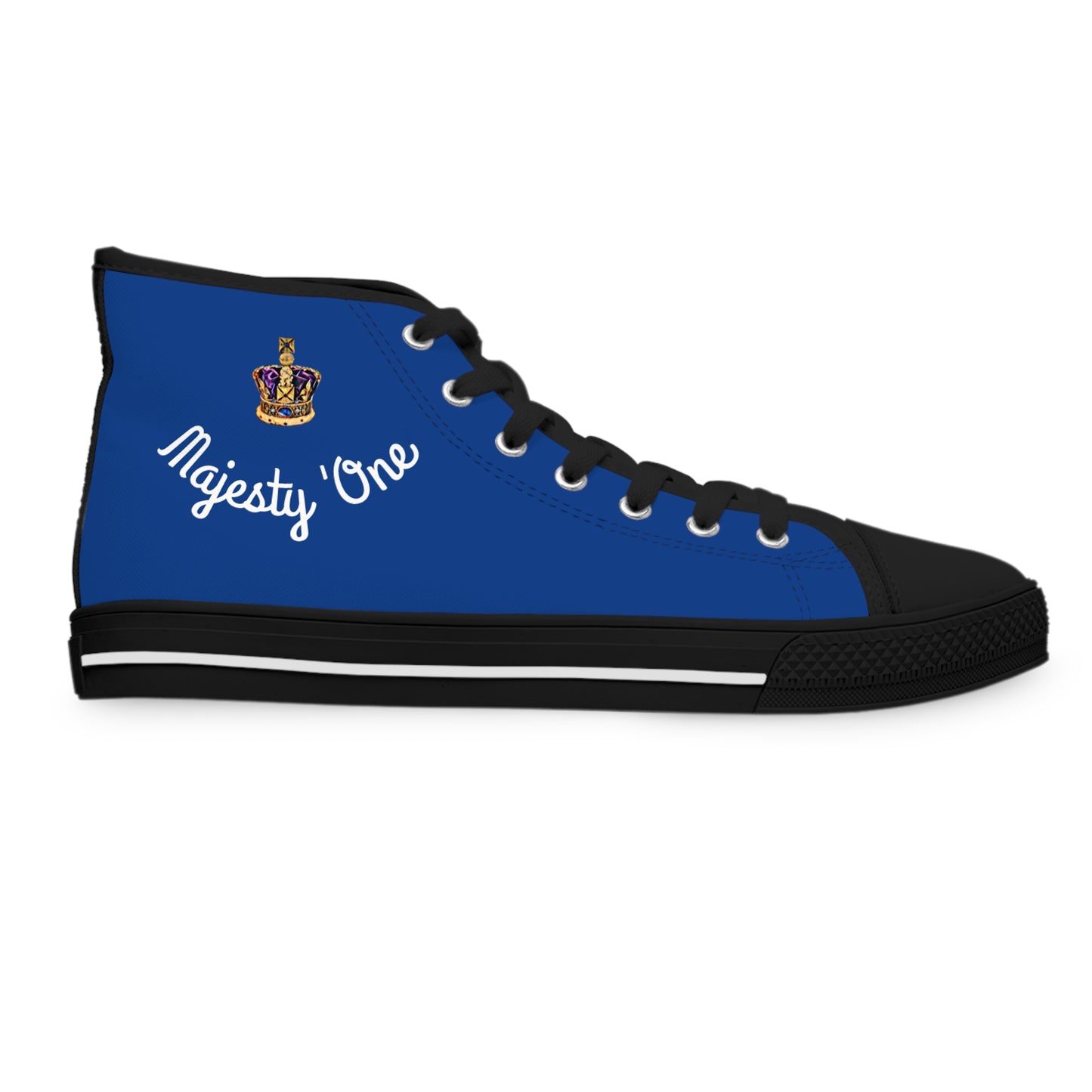 Royal Blue Women's High Top Sneakers