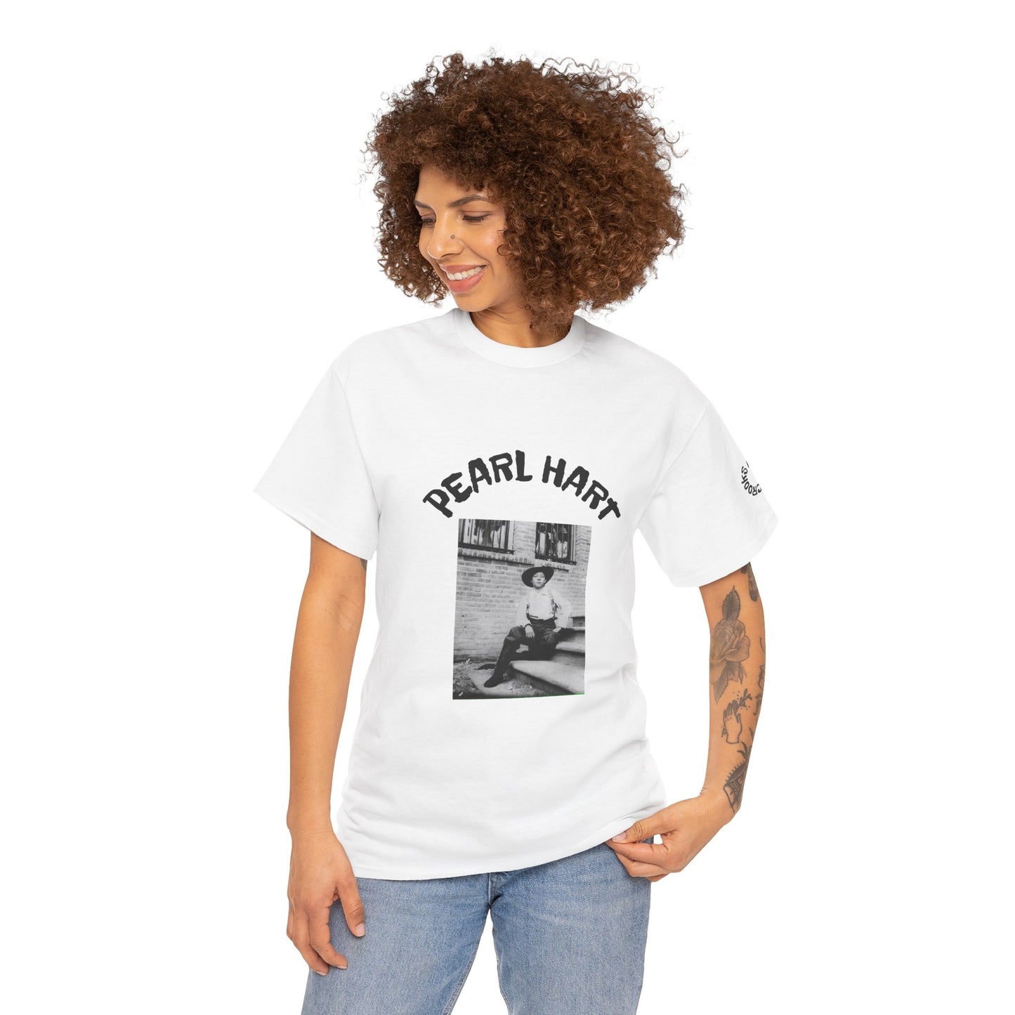 Pearl Hart T-shirt honoring the fearless Wild West outlaw with a bold, vintage design