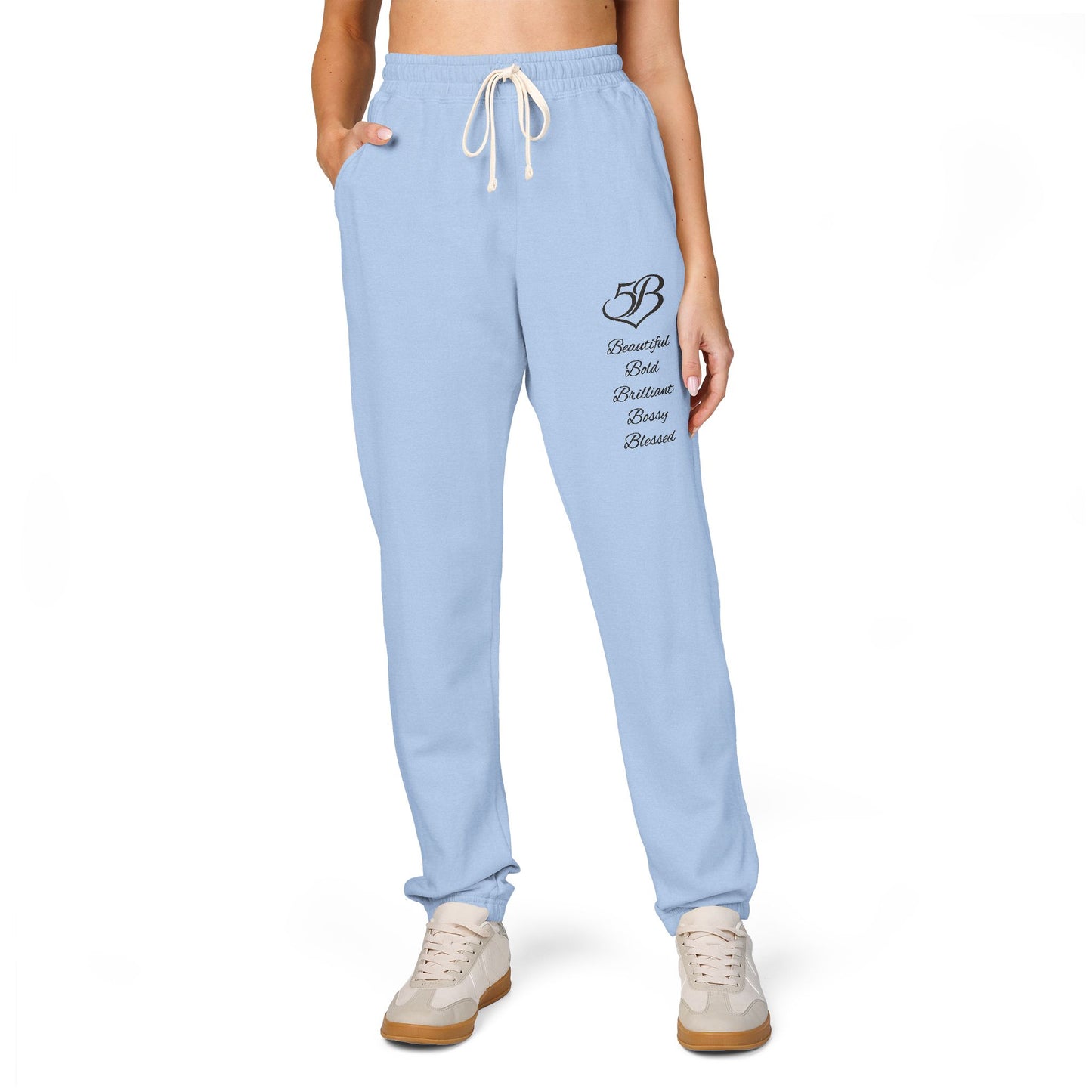 5B Cotton Fleece Joggers by Ashley Renee