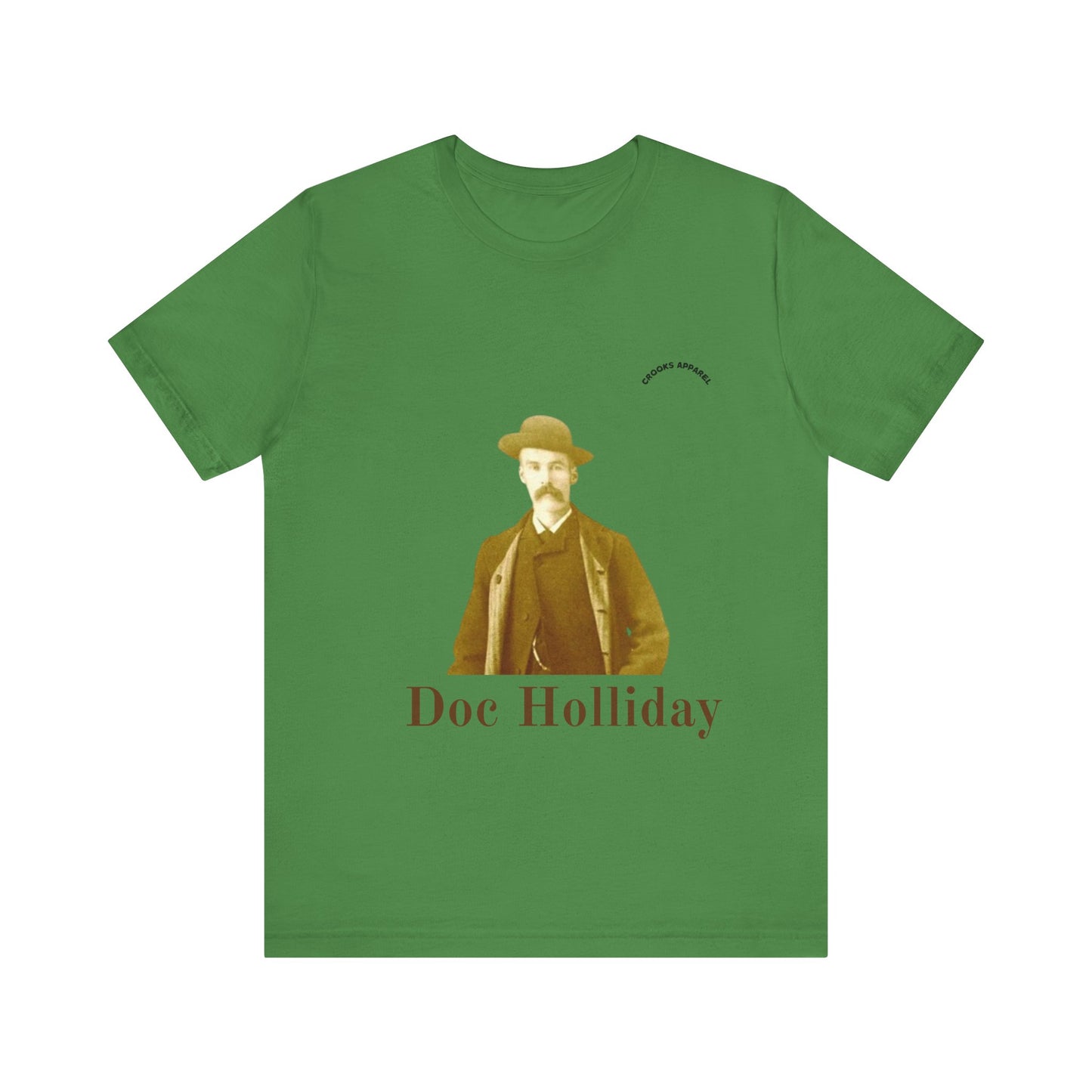 Doc Holliday T-shirt, featuring a classic wild west portrait