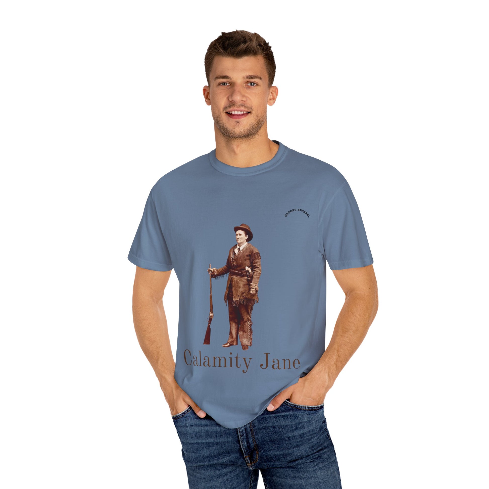 Calamity Jane t-shirt, honoring the iconic frontier woman