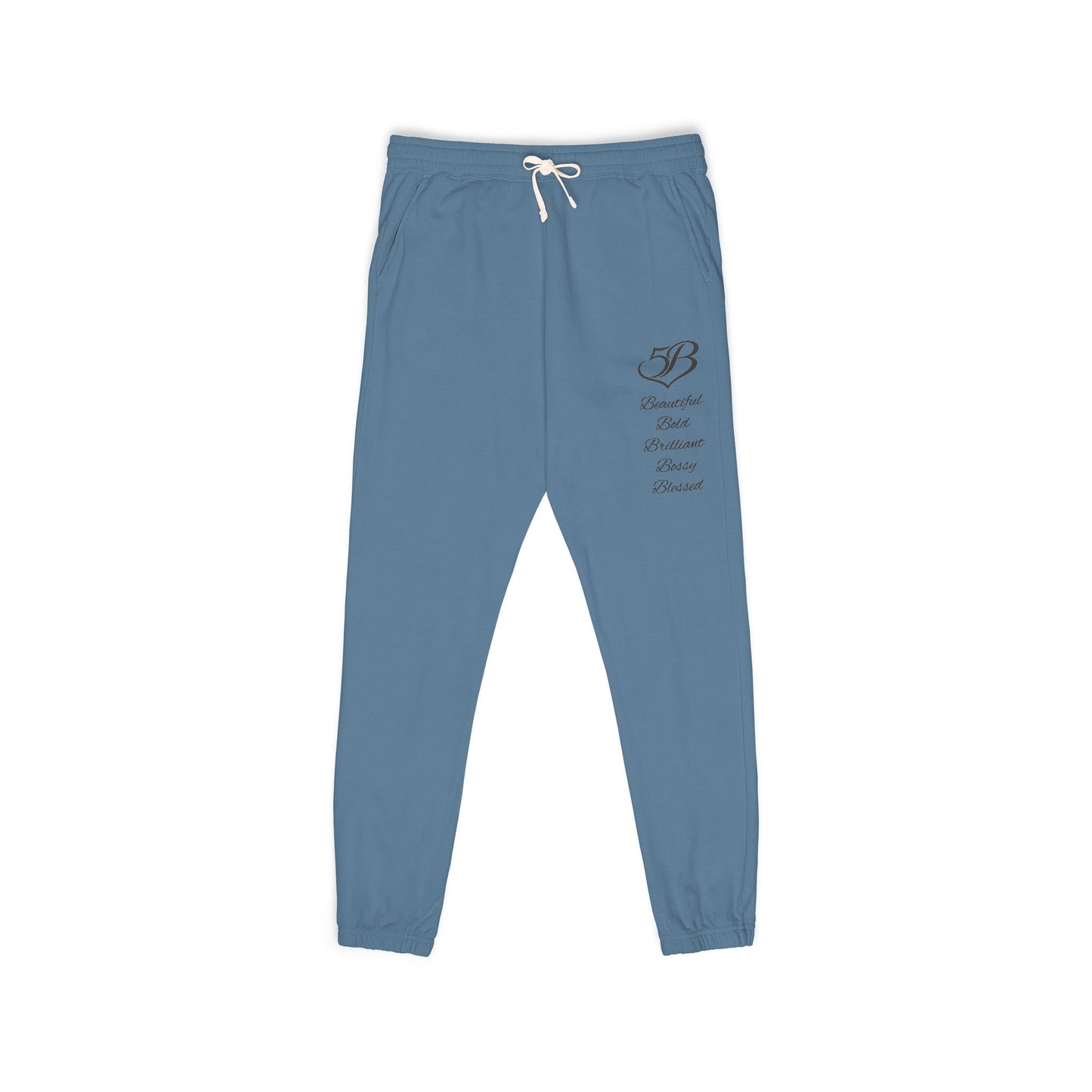 5B Cotton Fleece Joggers by Ashley Renee