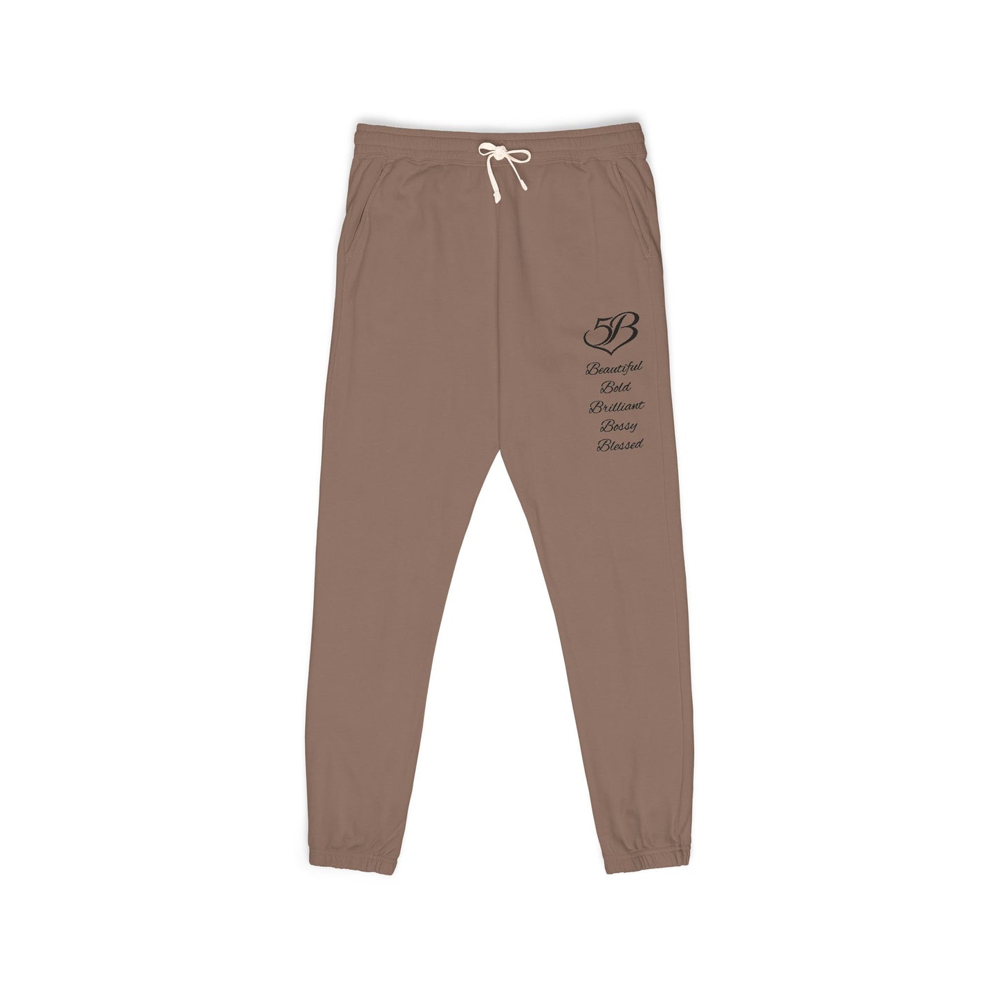 5B Cotton Fleece Joggers by Ashley Renee