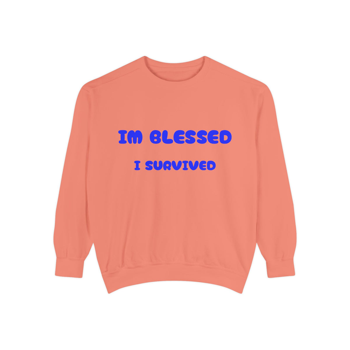 Blessed I Survived Sweatshirt — Inspirational Survivor Crewneck