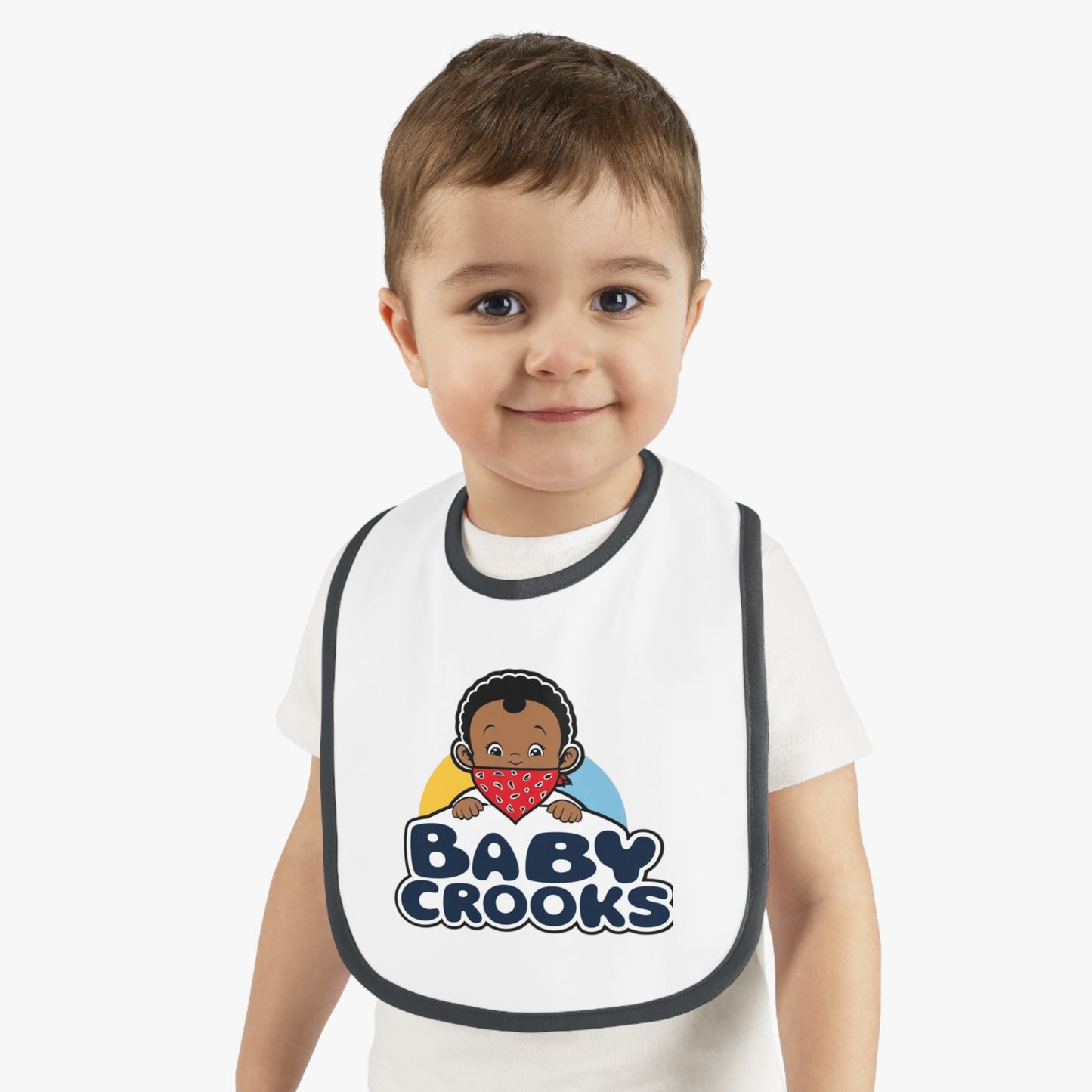 Baby Crooks Baby Bib — Cute Bandana Infant Feeding Bib