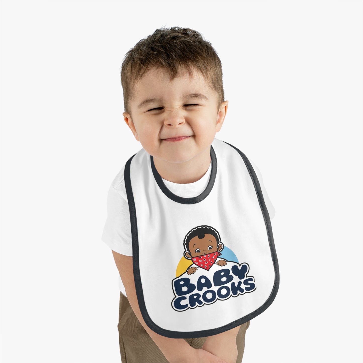 Baby Crooks Baby Bib — Cute Bandana Infant Feeding Bib