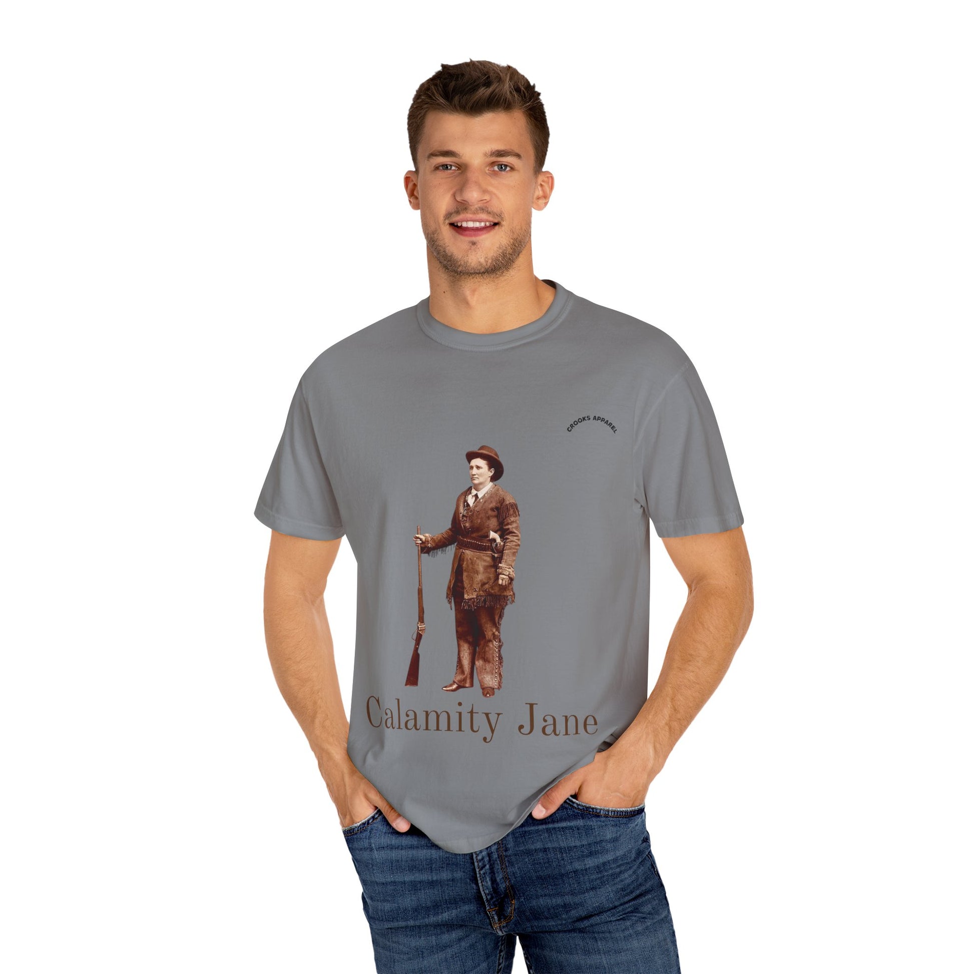 Calamity Jane t-shirt, honoring the iconic frontier woman